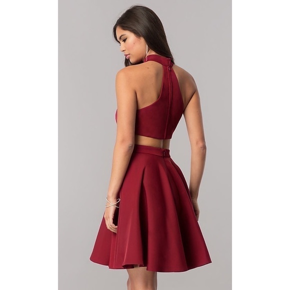 NWT SHERRI HILL Blue Halter Dress - Picture 13 of 14